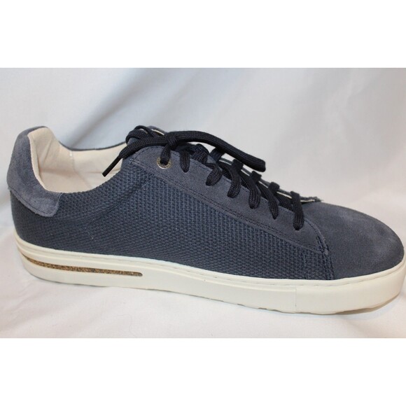 NIB Birkenstock Unisex Suede Bend Sneakers MID BLUE EU 42 M 9 W 11 NIB NARROW - Picture 3 of 6